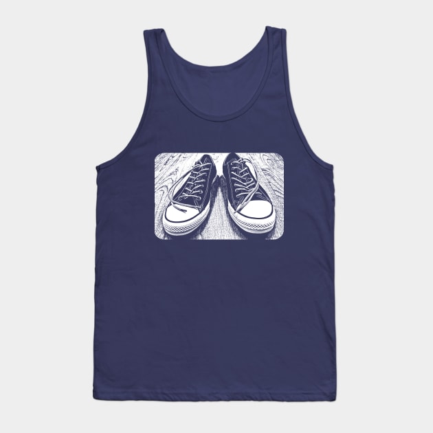 Sneakers Chucks Lover T-Shirt Tank Top by Clouds